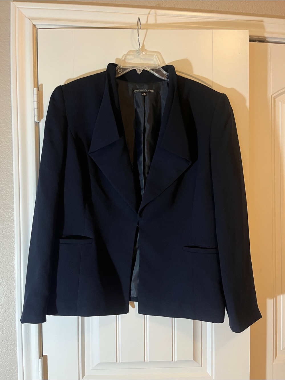 Preston & York Dark Navy Tailored Blazer
